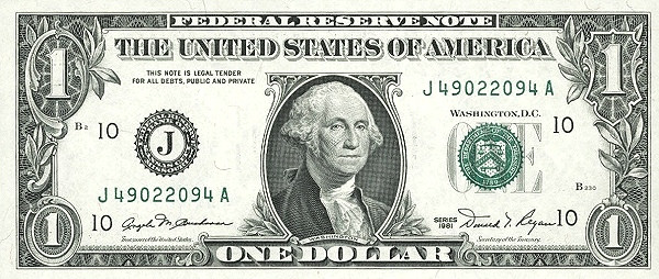 UNITED STATES OF AMERICA 1 Dollar 1981 Pick 468 collectible banknote