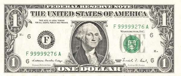 UNITED STATES OF AMERICA 1 Dollar 1988 Pick 480 collectible banknote