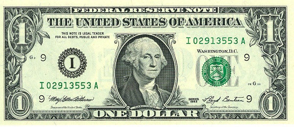UNITED STATES OF AMERICA 1 Dollar 1993 Pick 490 collectible banknote