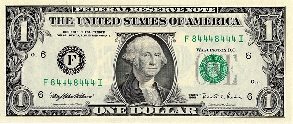 UNITED STATES OF AMERICA 1 Dollar 1995 Pick 496 collectible banknote