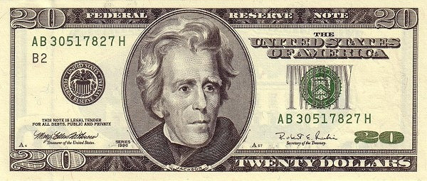 UNITED STATES OF AMERICA 20 Dollars 1996 Pick 501 collectible banknote