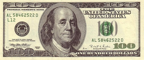 UNITED STATES OF AMERICA 100 Dollars 1996 Pick 503 collectible banknote