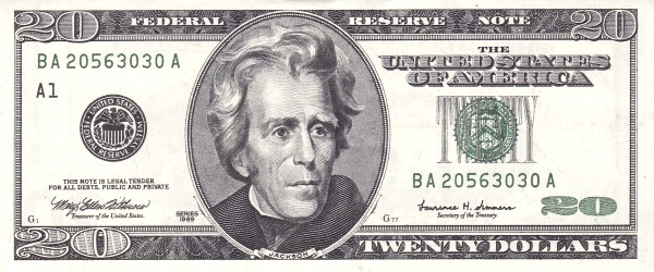 UNITED STATES OF AMERICA 20 Dollars 1999 Pick 507 collectible banknote