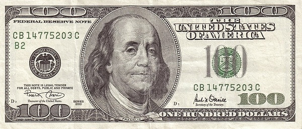 UNITED STATES OF AMERICA 100 Dollars 2001 Pick 514 collectible banknote