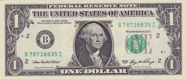 UNITED STATES OF AMERICA 1 Dollar 2006 Pick 523 collectible banknote