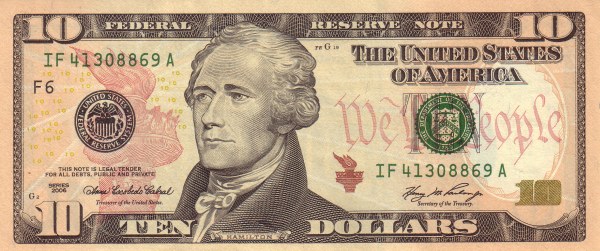 UNITED STATES OF AMERICA 10 Dollars 2006 Pick 525 collectible banknote