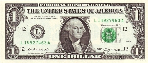UNITED STATES OF AMERICA 1 Dollar 2009 Pick 530 collectible banknote