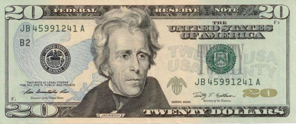 UNITED STATES OF AMERICA 20 Dollars 2009 Pick 533 collectible banknote