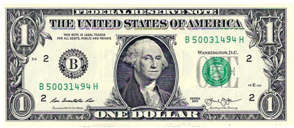 UNITED STATES OF AMERICA 1 Dollar 2013 Pick 537 collectible banknote