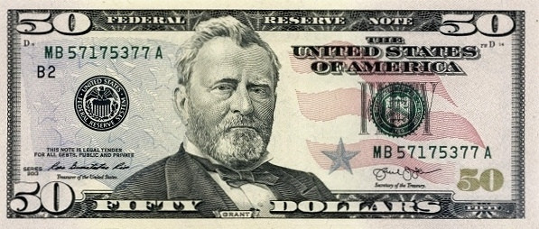 UNITED STATES OF AMERICA 50 Dollars 2013 Pick 542 collectible banknote
