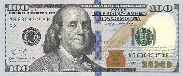 UNITED STATES OF AMERICA 100 Dollars 2013 Pick 543 collectible banknote