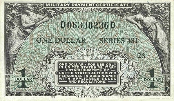 UNITED STATES OF AMERICA 1 Dollar 1951 Pick M26 collectible banknote