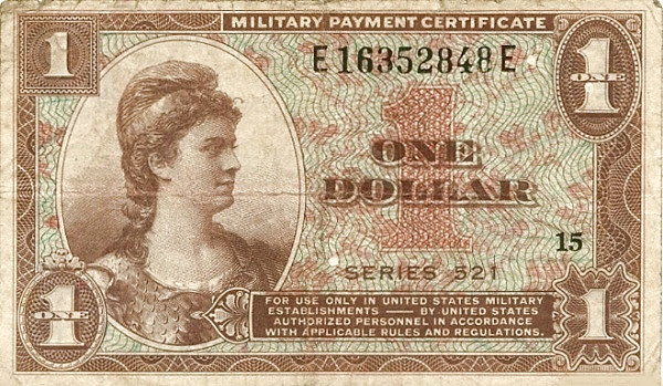 UNITED STATES OF AMERICA 1 Dollar 1954 Pick M33 collectible banknote