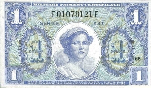 UNITED STATES OF AMERICA 1 Dollar 1958 Pick M40 collectible banknote
