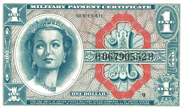 UNITED STATES OF AMERICA 1 Dollar 1964 Pick M54 collectible banknote