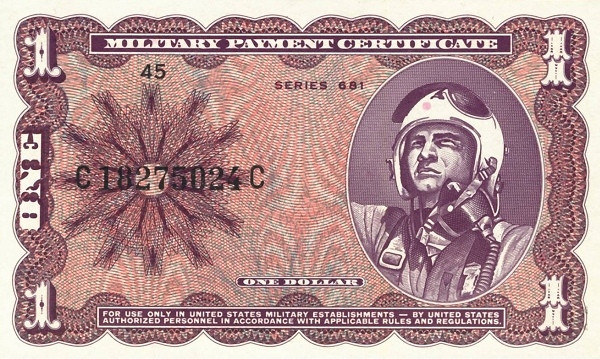 UNITED STATES OF AMERICA 1 Dollar 1969 Pick M79 collectible banknote