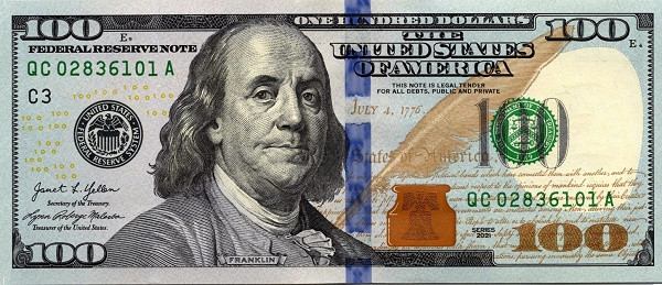 UNITED STATES OF AMERICA 100 Dollars 2021 Pick 555 collectible banknote