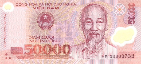 VIETNAM 50000 Ð 2003 Pick 121 collectible banknote