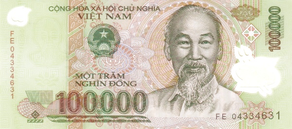 VIETNAM 100000 Ð 2004 Pick 122 collectible banknote