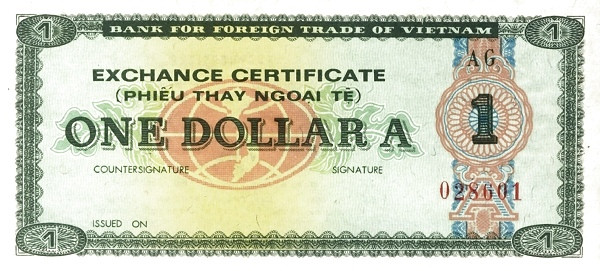 VIETNAM 1 Dollar 1990 Pick FX8 collectible banknote