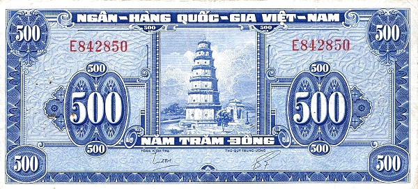 VIETNAM (SOUTH) 500 Dong 1955 Pick 10