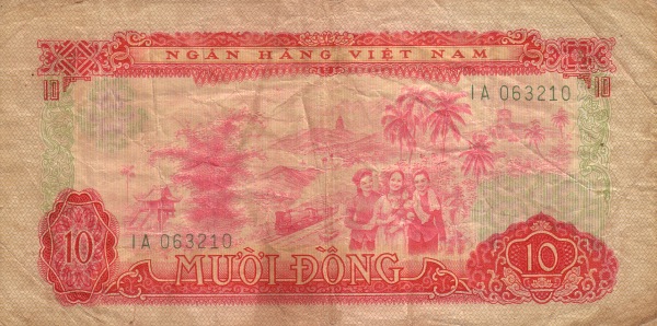 VIETNAM (SOUTH) 10 Dong 1966 Pick 43
