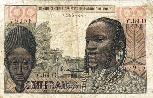 WEST AFRICAN STATES – MALI 100 Francs 1961 Pick 401D