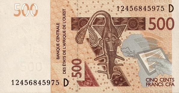 WEST AFRICAN STATES – MALI 500 Francs 2012 Pick 419D collectible banknote