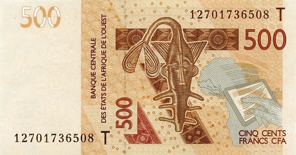 WEST AFRICAN STATES – TOGO 500 Francs 2012 Pick 819T collectible banknote