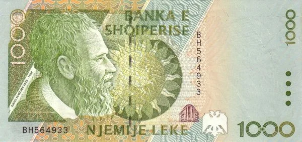 ALBANIA 1000 Leke 1996 Pick 65 collectible banknote