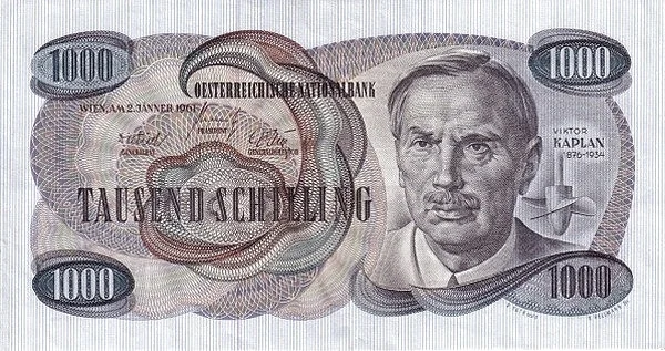 AUSTRIA 1000 Schilling 1961 Pick 141 collectible banknote