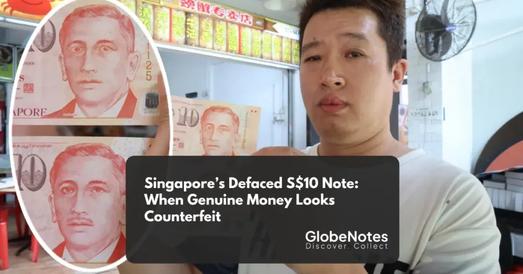 Singapore’s Defaced S$10 Note: When Genuine Money Looks Counterfeit