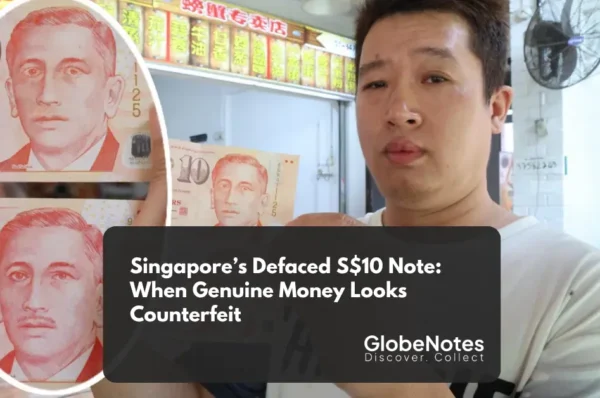 Singapore’s Defaced S10 Note When Genuine Money Looks Counterfeit